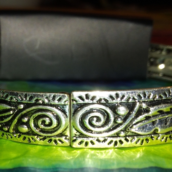 PAPARAZZI WILD WEST STORY GREEN BRACELET - Picture 8 of 15
